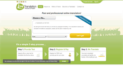 Desktop Screenshot of livetranslation.com